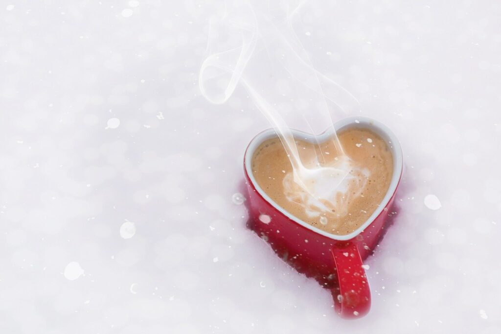 tazza a forma di cuore